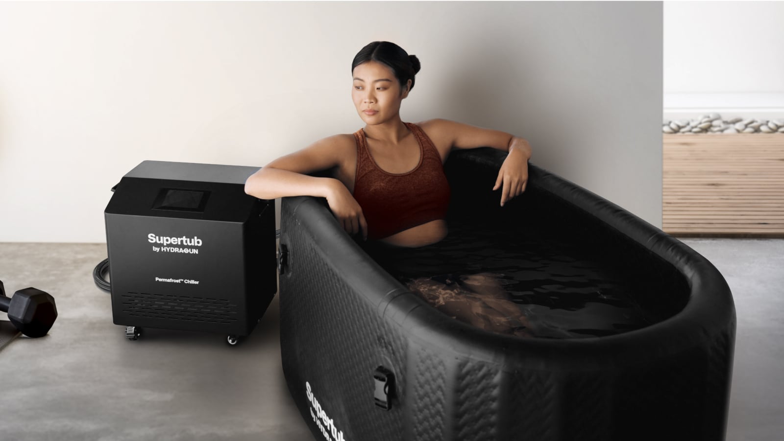 Supertub cold plunge